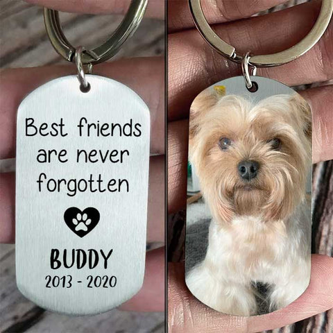Best Friends Are Never Forgotten - Personalized Keychain