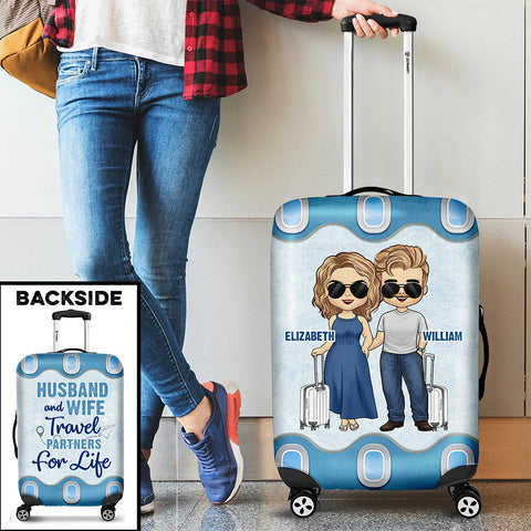 Travel Partners For Life - Personalized Luggage Cover