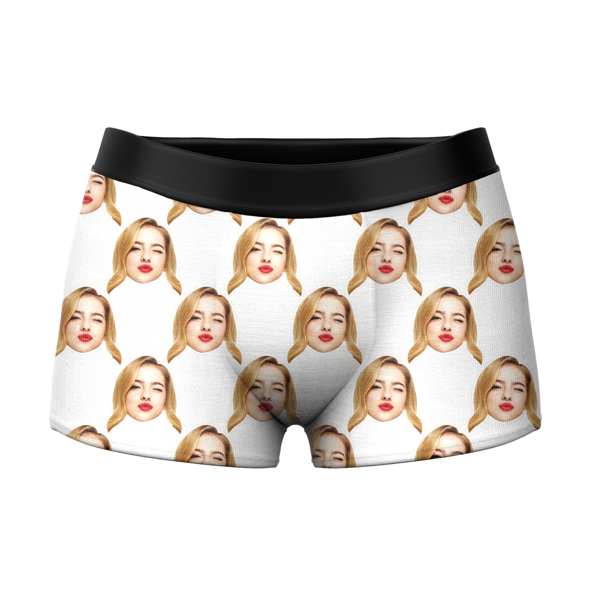 Men's Custom Colorful Face Boxer Shorts 3D Online Preview Christmas Gifts